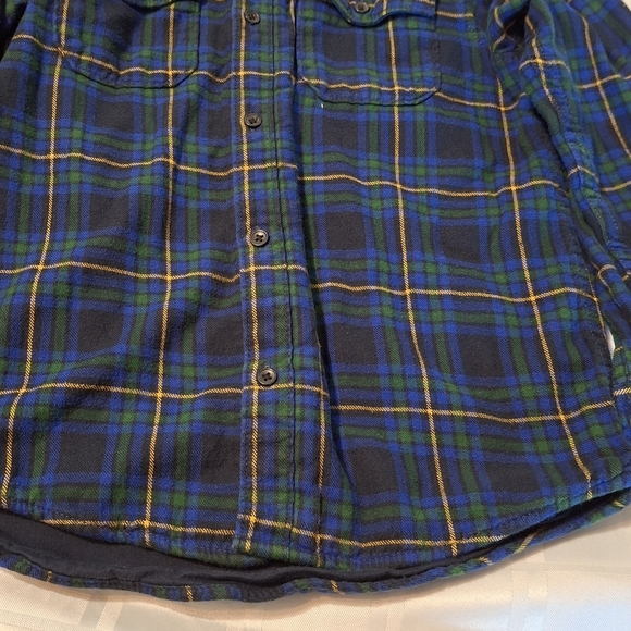 Next Blue and Green Plaid Kids Shirt - Picture 2 of 8